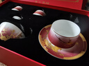 故宮文化 喜上眉梢茶具套裝 骨瓷茶具整套 故宮博物院文創(chuàng)禮品 生日禮物 一壺三杯三碟禮盒裝 曬單實(shí)拍圖