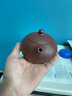 璽翰雅（ROYHOYE）正宗宜興紫砂壺名家工藝師純手工泡茶壺家用高檔原礦底槽清西施壺 西施壺 高檔送禮 280ml 曬單實(shí)拍圖