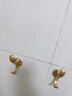 靜閑居掛衣鉤衣服掛鉤入戶(hù)門(mén)衣柜高級感墻上衣帽墻壁打孔金屬衣鉤單個(gè)鉤 砂金色掛鉤2個(gè)裝【打孔/免打孔】 曬單實(shí)拍圖