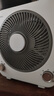 美的（Midea） 電風(fēng)扇 家用臺式小風(fēng)扇空氣循環(huán)扇轉(zhuǎn)頁扇辦公室桌面鴻運扇五葉輕音柔風(fēng)臥室宿舍節(jié)能省電臺扇 KYT25-22MW【10寸升級款】 桌面轉(zhuǎn)頁扇 曬單實拍圖
