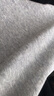 杰克·瓊斯（JACK&JONES）夏季新款潮流百搭時(shí)尚舒適植絨裝飾圓領(lǐng)直筒短袖T恤男裝225201114 G41淺花灰色 S 曬單實(shí)拍圖