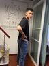 CAIDEN KETCH品牌男裝高端牛仔褲男2025新款韓版修身小腳復(fù)古男士直筒長(zhǎng)褲子 高檔復(fù)古藍(lán) 【常規(guī)款】 32 （建議135-145斤穿） 曬單實(shí)拍圖