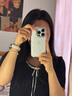 FUNNY RICH薄荷小花適用iPhone16ProMax手機(jī)殼漸變色蘋果15pro透明新款保護(hù)套磁吸女14防摔ins小清新可愛 撞色粉綠 iPhone 15 Pro 曬單實拍圖