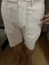 AEMAPE/美國蘋(píng)果 工裝休閑短褲男2025夏季薄款韓版五分褲寬松多口袋中褲 白色 31 曬單實(shí)拍圖