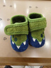 小茸家居嬰兒鞋子0-3歲學(xué)步鞋恐龍爪 男女寶穩步童鞋春秋冬防滑軟底 曬單實(shí)拍圖