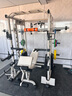 美力德史密斯機龍門(mén)架家用健身器材多功能一體機深蹲臥推飛鳥(niǎo)綜合訓練器 標準版+臥推凳+奧桿+100KG鈴片 曬單實(shí)拍圖
