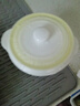卡羅特陶瓷小燉盅瓦罐燉湯蒸盅家用帶蓋隔水燉烤梨燕窩一人份燉罐 黃色 曬單實(shí)拍圖