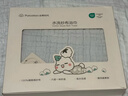 全棉時(shí)代 嬰兒浴巾 6層水洗紗布浴巾 純棉大毛巾被蓋禮盒裝 藍色115*115cm 曬單實(shí)拍圖
