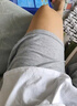 浪莎寬松睡褲女夏季冰絲感休閑短褲大碼薄款純色闊腿居家大褲衩 曬單實(shí)拍圖