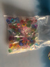 善揚彩色水晶元寶七彩寶石人造水晶小金元寶玩具招財擺件聚寶盆裝飾品 七彩小元寶100顆 曬單實拍圖