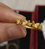 周六福（ZLF） 黃金戒指女款足金夢(mèng)幻森林系列蝶律之夢(mèng)指環(huán) 計價(jià) 12號-2.8g 曬單實(shí)拍圖