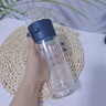 日本進(jìn)口泡茶杯茶水分離杯雙層玻璃杯防燙耐高溫保溫杯送人禮品杯 【高硼硅加厚底】 500ml 曬單實(shí)拍圖