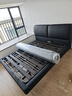 塞妮卡智能床大黑牛電動(dòng)功能床現代約簡(jiǎn)主臥極簡(jiǎn)懸浮黑色真皮雙人主臥床 【舒享版】智能床+彈簧乳膠床墊/偏軟 1800mm*2000mm 曬單實(shí)拍圖