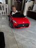 WORK BABY瑪莎兒童電動(dòng)車可坐大人遙控車小孩寶寶可駕駛童車玩具車四輪電動(dòng) 紅色+遙控+搖擺+皮座+拉桿 曬單實(shí)拍圖