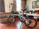 大行（DAHON）P10折疊自行車20英寸10速鋁合金男女運(yùn)動通勤V剎折疊車PAA003 消光灰藍(lán) 曬單實(shí)拍圖