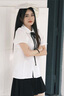 麓格立jk套裝附中學(xué)生制服白襯衫風(fēng)琴褶高中大學(xué)院風(fēng)畢業(yè)班服夏季拍照 女短袖+黑短裙+領(lǐng)繩 M 曬單實(shí)拍圖