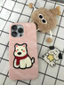 小莓介絲綢紋刺繡小動(dòng)物適用iPhone16手機殼17蘋(píng)果15promax膚感粉藍14pro卡通小狗13p企鵝小熊15情侶保護 粉色絲綢紋-刺繡西高地 iPhone 16 Pro 曬單實(shí)拍圖