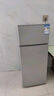 新飛 FRESTEC冰箱小型租房用 一級能效冷 藏冷凍兩用1-2人家用小冰箱 出租房雙門電冰箱辦公室兩門 86A138LS 銀色一級能效【高性價比】 曬單實拍圖