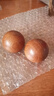 黃金紫檀手球保健球金絲檀木老人健身球?qū)嵞举|(zhì)實(shí)心健手球把玩手轉(zhuǎn) 黃金紫檀5cm一對 曬單實(shí)拍圖