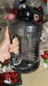 炊大皇運動水杯噸杯大容量噸桶運動水壺塑料水杯 黑色2200ml 曬單實拍圖