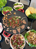 RASW【德國(guó)】電烤盤家用烤肉鍋烤肉盤無(wú)煙麥飯石圓形2-10人不粘多功能大功率烤鍋燒烤煎肉電燒烤爐 40CM麥飯石烤肉盤【適用5-10人】 1層 曬單實(shí)拍圖