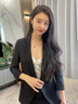 紫魅俏休閑半袖小西裝女夏季薄款外套氣質(zhì)七分袖小西服女大碼職業(yè)小個(gè)子 粉色小西裝 3XL 曬單實(shí)拍圖