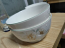 琉皓景德鎮(zhèn)釉下彩陶瓷味碟調(diào)料蘸醬調(diào)味碟家用小清新高顏值陶瓷小碟 6英寸面碗1個(gè) 曬單實(shí)拍圖