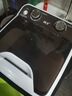 揚子小型迷你洗衣機半自動單桶筒家用嬰兒童宿舍租房 揚子8KG方桶藍光款【黑白配】 曬單實拍圖