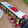 卡威（KIV）合金雙層巴士公交車(chē)玩具男孩兒童玩具車(chē)3-6歲大巴車(chē)汽車(chē)模型玩具 合金雙層卡通巴士-紅色 曬單實(shí)拍圖
