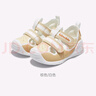 基諾浦 學(xué)步鞋嬰兒8-18個(gè)月涼鞋夏季男女兒童透氣步前鞋GB2193棕色 曬單實(shí)拍圖