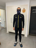 浩沙（hosa）男士泳衣長袖沙灘游泳衣 度假潛水沖浪服 黑色上衣 XL  曬單實(shí)拍圖