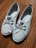 西域駱駝（VANCAMEL）品牌真皮小白鞋女平底板鞋鞋子百搭女士單鞋軟底女鞋懶人鞋真皮鞋 白色 37 曬單實(shí)拍圖