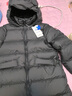 保姆鵝 兒童羽絨服男童女童連帽中長款加厚防風保暖童裝羽絨外套 炭黑 120 曬單實拍圖