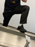 雅鈞鳥休閑褲子男夏季寬松直筒褲垂感春夏運動薄款工裝褲速干冰絲衛(wèi)長褲 黑色+黑色【主圖款】 5XL 曬單實拍圖