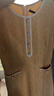 ROEYSHOUSE羅衣優(yōu)雅收腰大擺連衣裙夏款小香風(fēng)中長裙11594 黃色 XL 曬單實(shí)拍圖