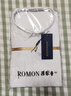 羅蒙（ROMON）純棉牛津紡長袖襯衫男春秋中青年時尚職業(yè)工裝襯衣1085白色43 曬單實拍圖