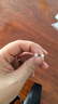京東京造星芒pt950鉑金培育鉆石耳釘單鉆30分耳飾耳環(huán)禮物送老婆送女友 曬單實(shí)拍圖