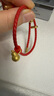 周大福 葫福印黃金轉(zhuǎn)運(yùn)珠足金吊墜配繩 EOR1287 曬單實(shí)拍圖