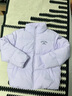 波司登（BOSIDENG）25年冬新款羽絨服男女兒童5A抗菌4防寬松立領(lǐng)外套T250246910DS 浪漫紫|6197 150 /72 約 140-150cm 36kg 曬單實(shí)拍圖