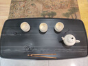 季慕家手工雕刻烏金石頭茶盤家用簡約大小號現(xiàn)代盤托盤具 漁舟唱晚60*30*3CM 曬單實拍圖