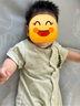艾咪艾咪嬰兒衣服純棉無骨夏裝薄款短袖哈衣a類居家外出服新生寶寶連體衣 條紋恐龍 73cm 曬單實拍圖