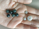 金玉蘭香玉石散珠5mm-10mm優(yōu)選冰種油青天然a貨玉珠子手鏈項鏈diy圓珠 優(yōu)選8mm油青（1顆）深色（約7.5mm） 曬單實拍圖