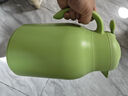 膳魔師（THERMOS）保溫壺1480ml真空玻璃內(nèi)膽暖水壺家用大容量熱水瓶TEHA-1500G-GN 曬單實(shí)拍圖