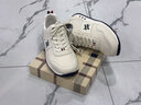 雅格獅丹（Aquascutum）男鞋2025夏季新款透氣運(yùn)動(dòng)休閑鞋時(shí)尚百搭阿甘鞋男士軟底鞋子男 白色 39 -適合運(yùn)動(dòng)鞋40碼 曬單實(shí)拍圖