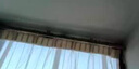 赫伊莎窗簾軌道彎軌可彎可直鋁合金飄窗弧形L型U型滑軌靜音窗簾桿 白色(頂側通用） 2.6米一套 曬單實(shí)拍圖