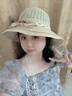 喜蘇萊夏天中老年人媽媽帽子薄款大檐遮陽(yáng)帽透氣涼盆帽奶奶防曬太陽(yáng)帽。 花朵時(shí)尚草帽【米黃】 均碼頭圍53-58cm【配防風(fēng)繩】 曬單實(shí)拍圖