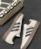 adidas T頭鞋 VL COURT復古板鞋德訓鞋男女阿迪達斯輕運動(dòng) 灰色/黑色/紅色   42 曬單實(shí)拍圖