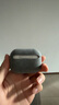 0度 蘋果AirPods Pro4/3代耳機(jī)殼保護(hù)套 Pods2/1代歐締蘭毛絨藍(lán)牙耳機(jī)保護(hù)殼 全包防摔抗指紋輕奢男女 黑灰色-意大利Alcantara材質(zhì) AirPods Pro (第二代) 曬單實(shí)拍圖