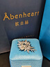 歐本赫?benheart丹麥水晶胸針大衣時(shí)尚精致別針優(yōu)雅胸花輕奢侈裝飾品高級(jí)感禮物女 胸針-冰靈 白金色 曬單實(shí)拍圖