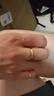 周大福 簡(jiǎn)約素圈 黃金戒指(工費220)15號 約2.4g EOF1295新年禮物 曬單實(shí)拍圖